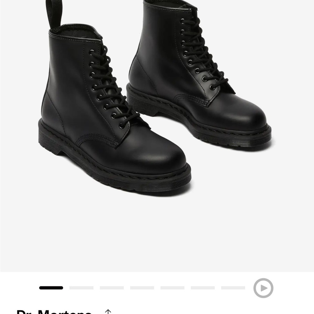 Dr. Martens Black Leather Boots